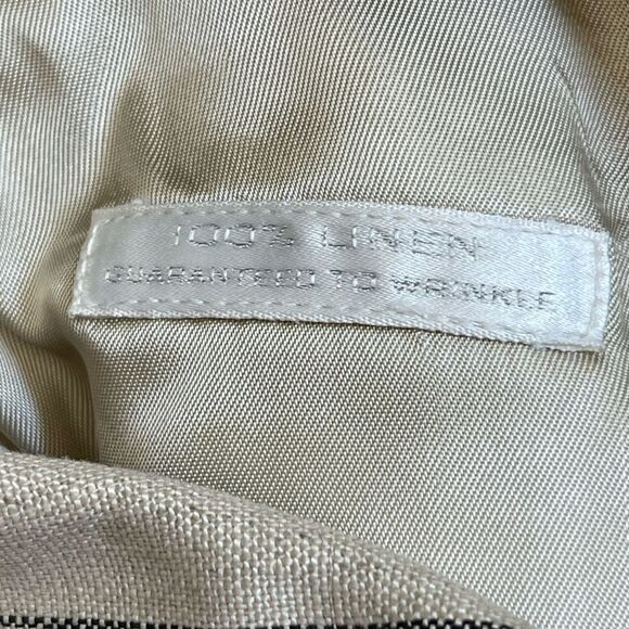 NWT vintage Ralph Lauren linen “Guaranteed to wrinkle” pinstripe dress size 6 - Picture 5 of 12